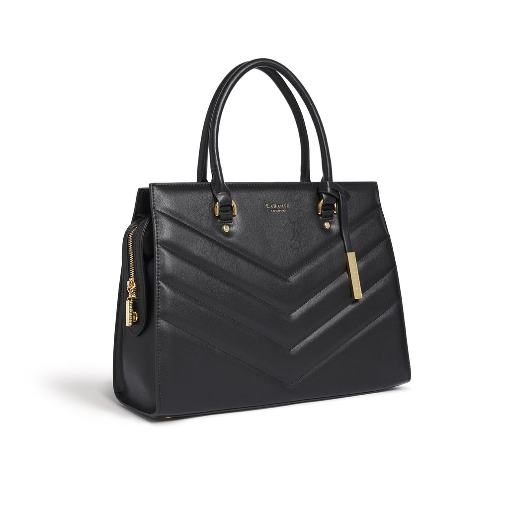 Airlie Black Vegan Laptop Bag