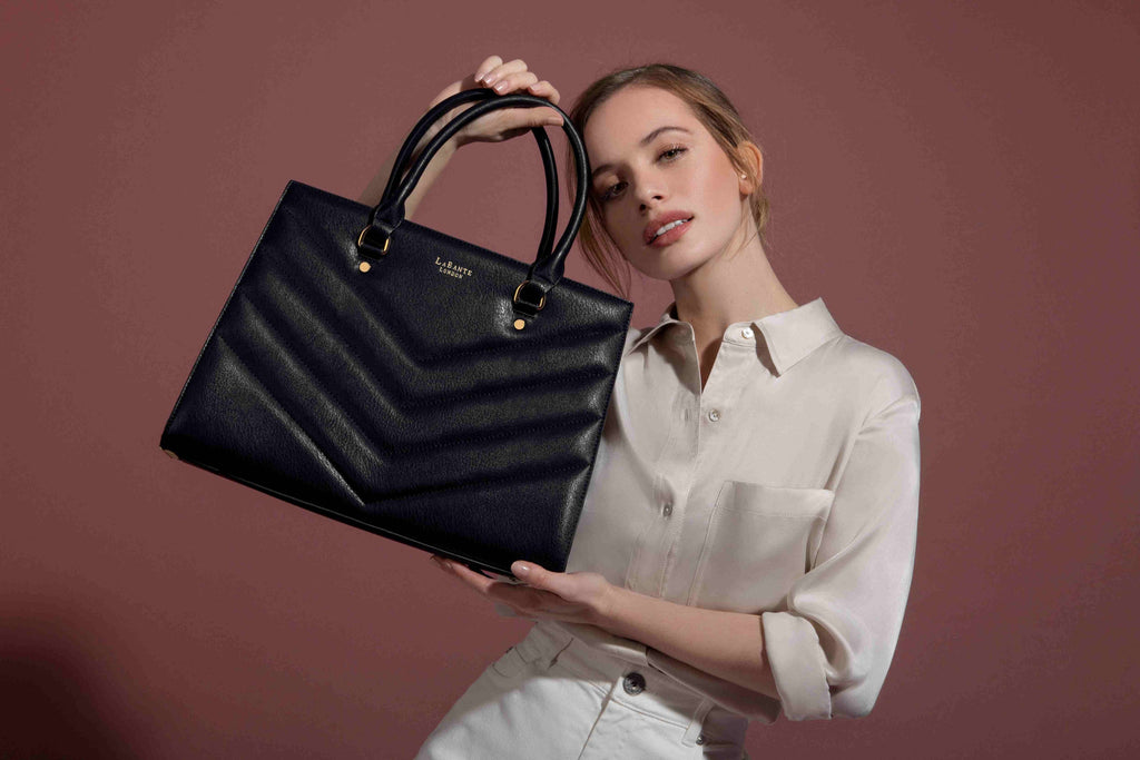 Airlie Black Vegan Laptop Bag